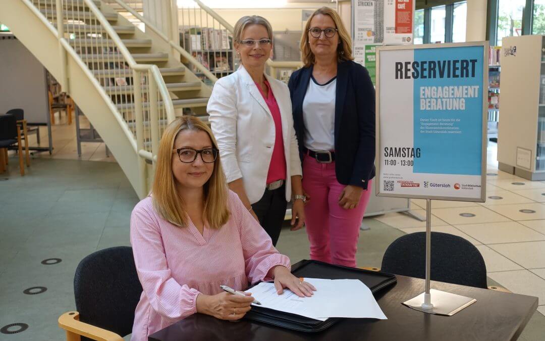 Engagement-Beratung in der Stadtbibliothek Gütersloh