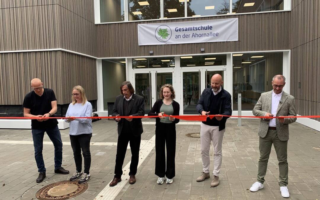 Gesamtschule an der Ahornallee ist fertiggestellt und wurde übergeben