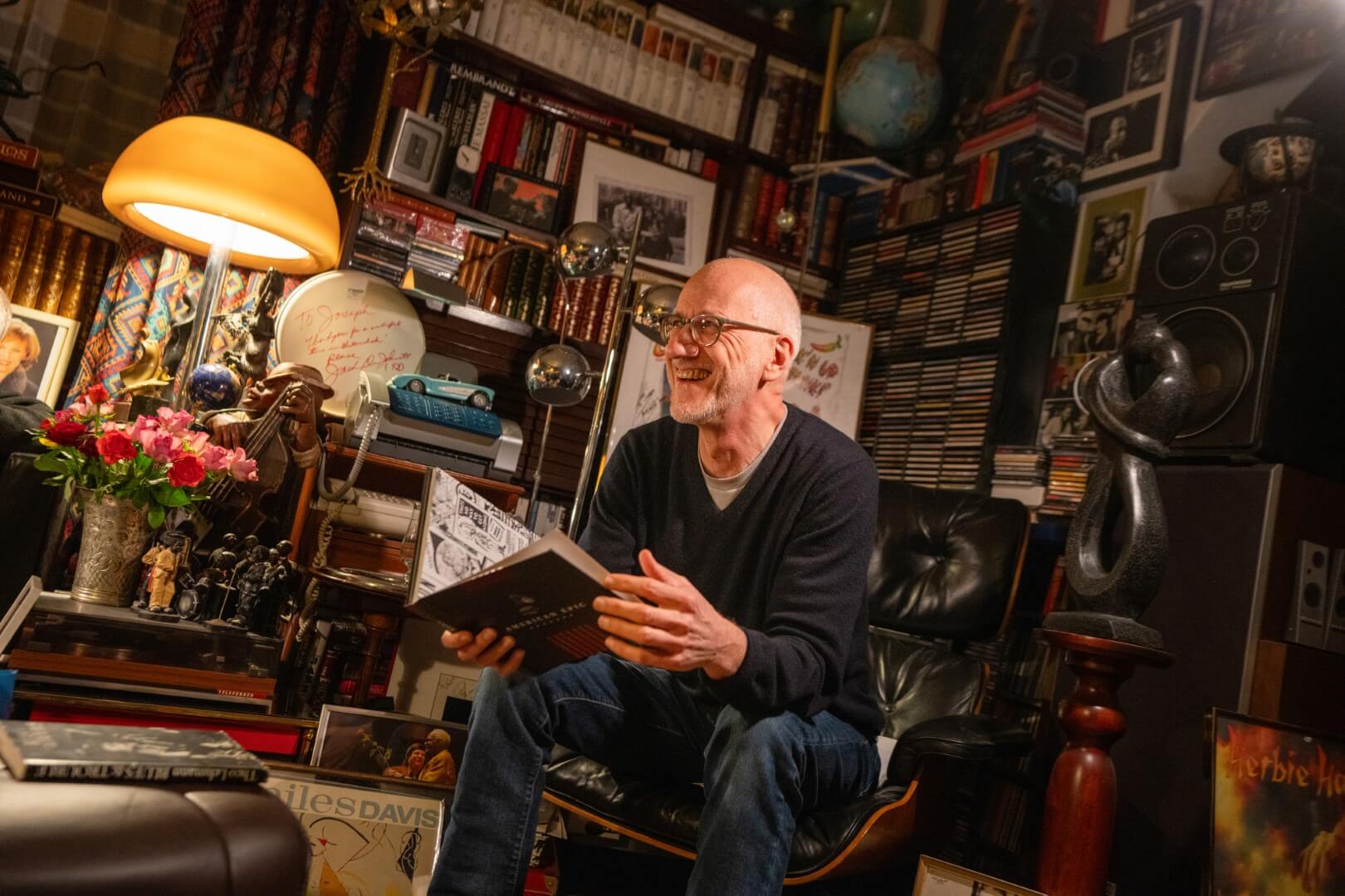 Thomas Klingebiel freut sich über vergangene Highlights und das wiedersehen mit seinen drei alten Jazzfreunden