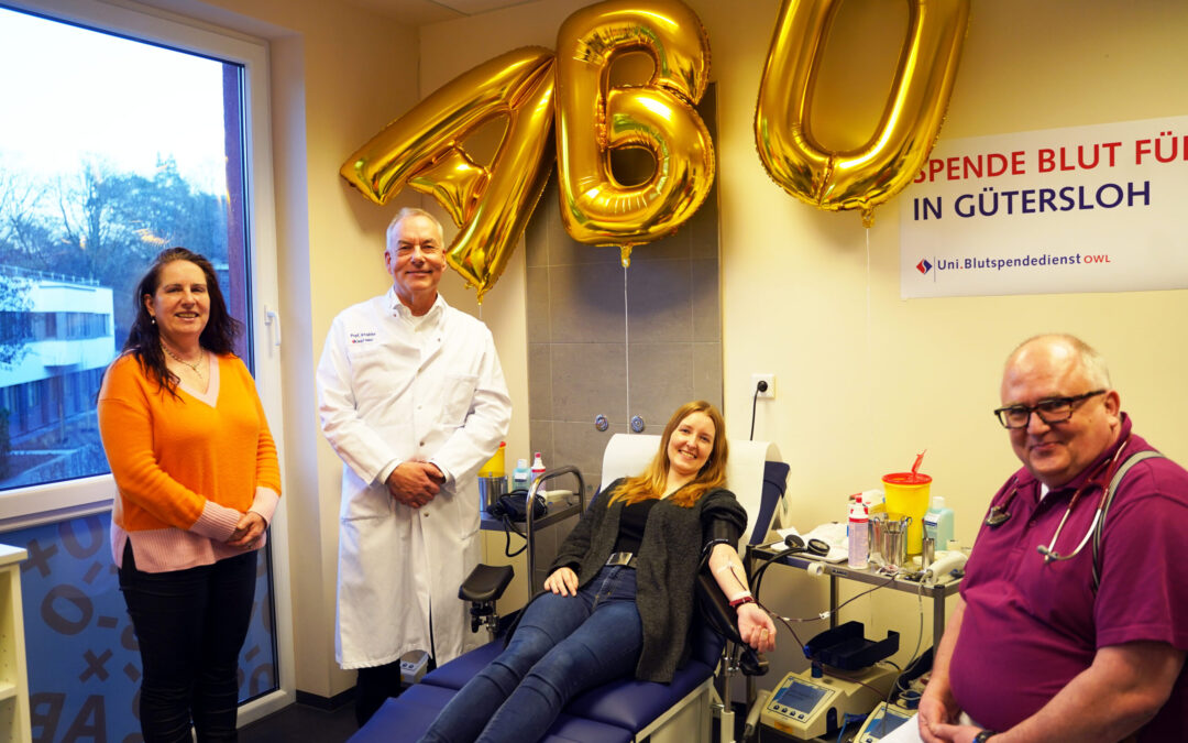 Sechster Standort des Uni.Blutspendedienst OWL eröffnet